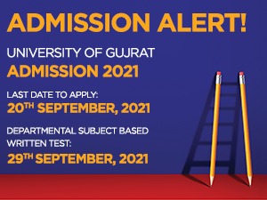 University of Gujrat Admissions 2021