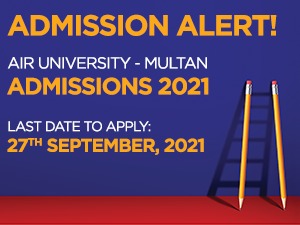 Air University - Multan Admissions 2021