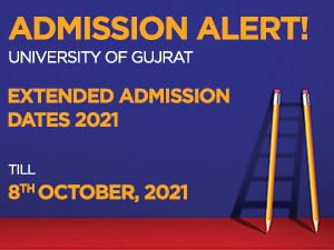 University of Gujrat Extended admissions dates 2021