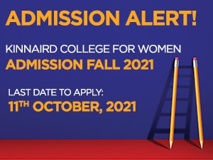 Kinnaird College for Women Admissions FALL 2021