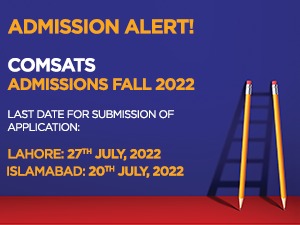 COMSATS Admissions Fall 2022_ad
