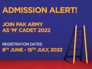 Join Pak Army As 'M' CADET 2022