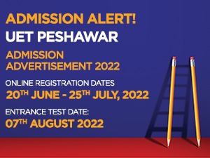 UET PESHAWAR Admission 2022