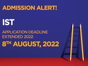 IST Application Deadline Extended 2022