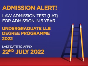 LAW admission Test (LAT) for Admission 2022