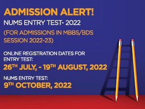 NUMS ENTRY TEST- 2022