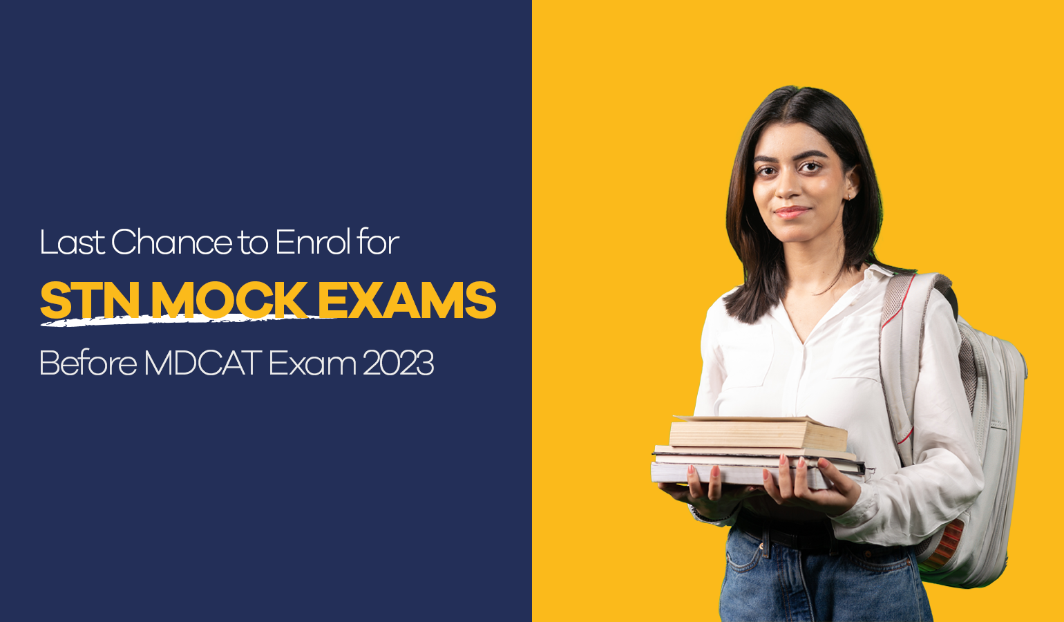 Last Chance to Enrol for STN Mock Exams Before MDCAT Exam 2023