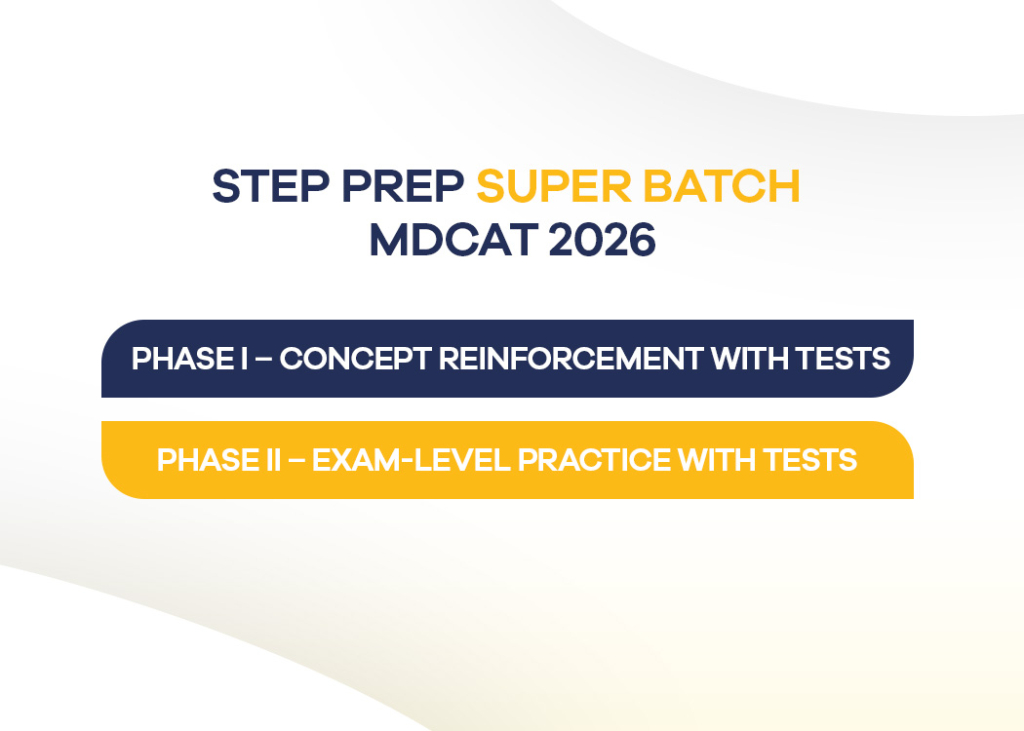 Explore STEP PREP SUPER BATCH MDCAT 2026