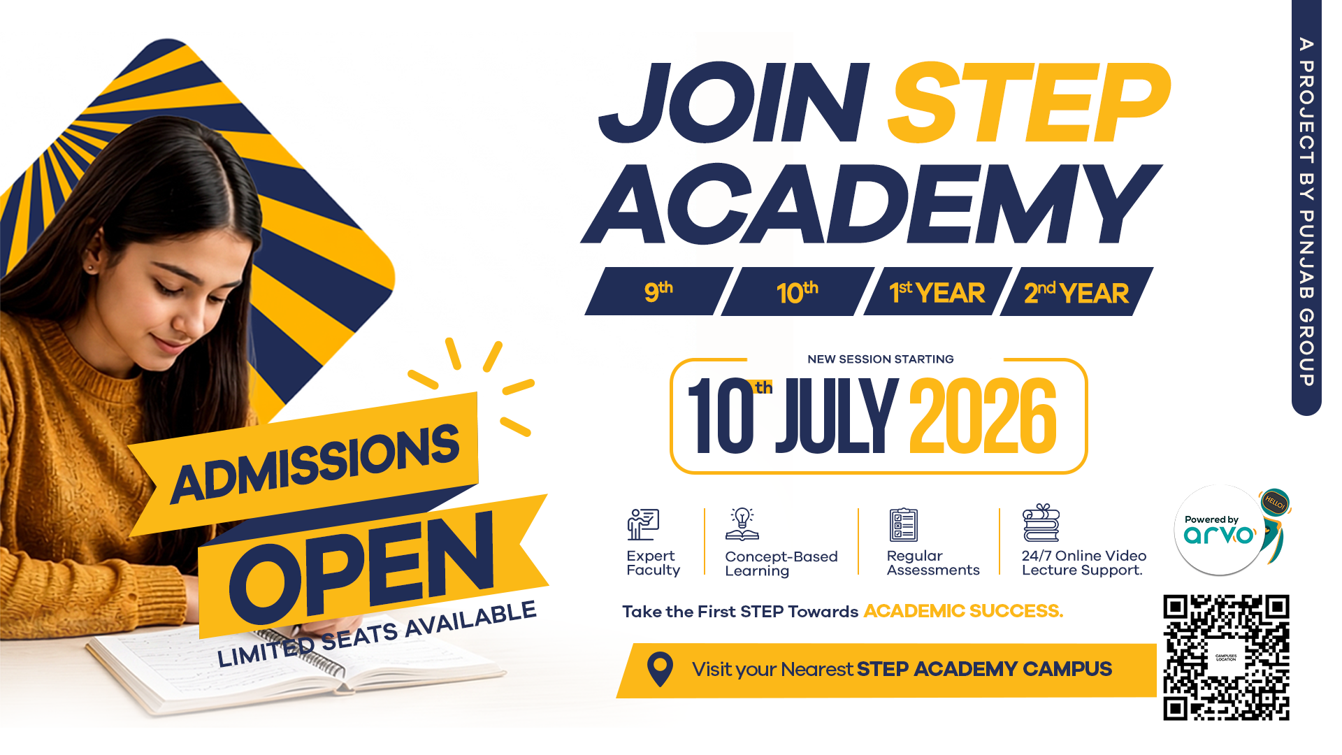 Step banner