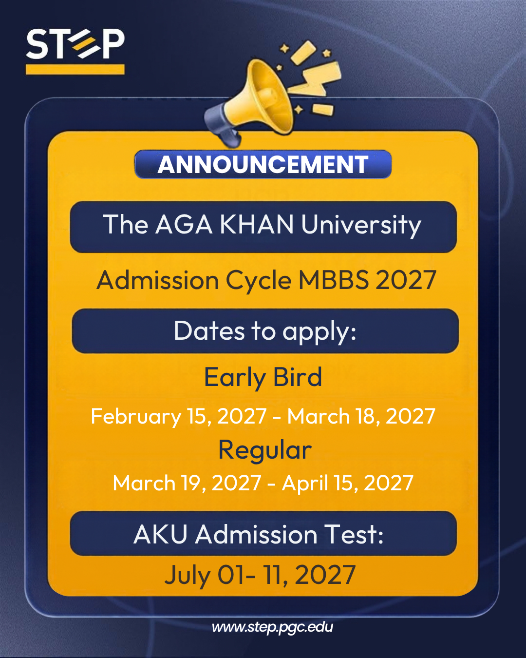 admission posts