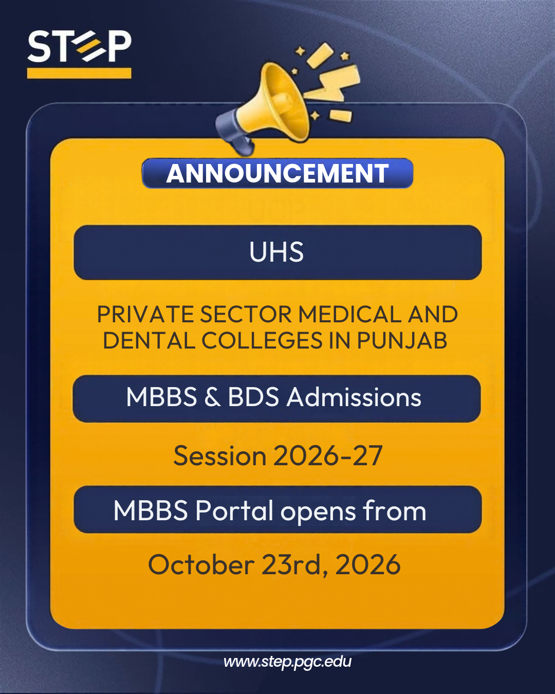 admission post