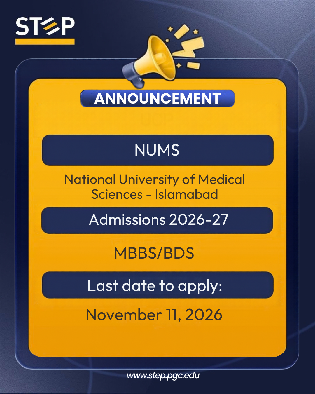 admission posts 1