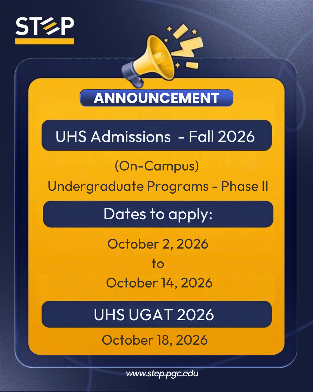 admission posts